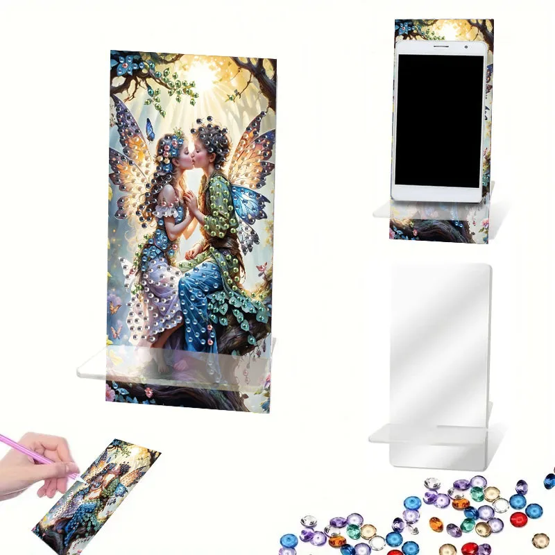

1 Piece DIY Acrylic Diamond Painting Kit Animal Style Creative Phone Holder Home Decor Craft Kit for Hot Sale