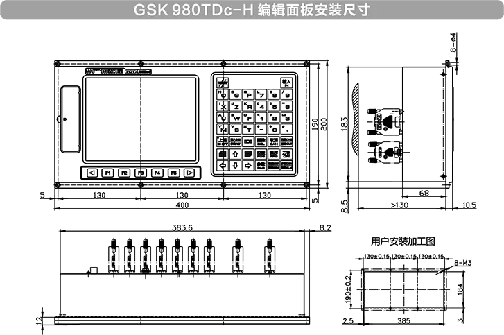 Controlador CNC GSK 980TDc de alta calidad, Kit de sistema de torno de 2-5 ejes, controladores lógicos programables PLC