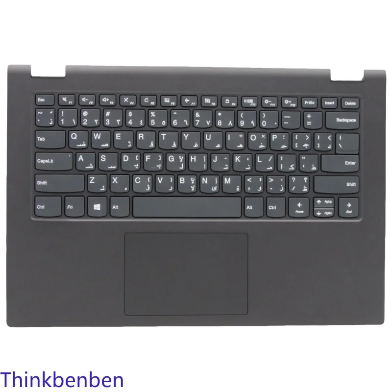 ARA Arabic Black Keyboard Upper Case Palmrest Shell Cover For Lenovo Ideapad C340 14 Flex 14 14API 14IML 14IWL 5CB0S17419