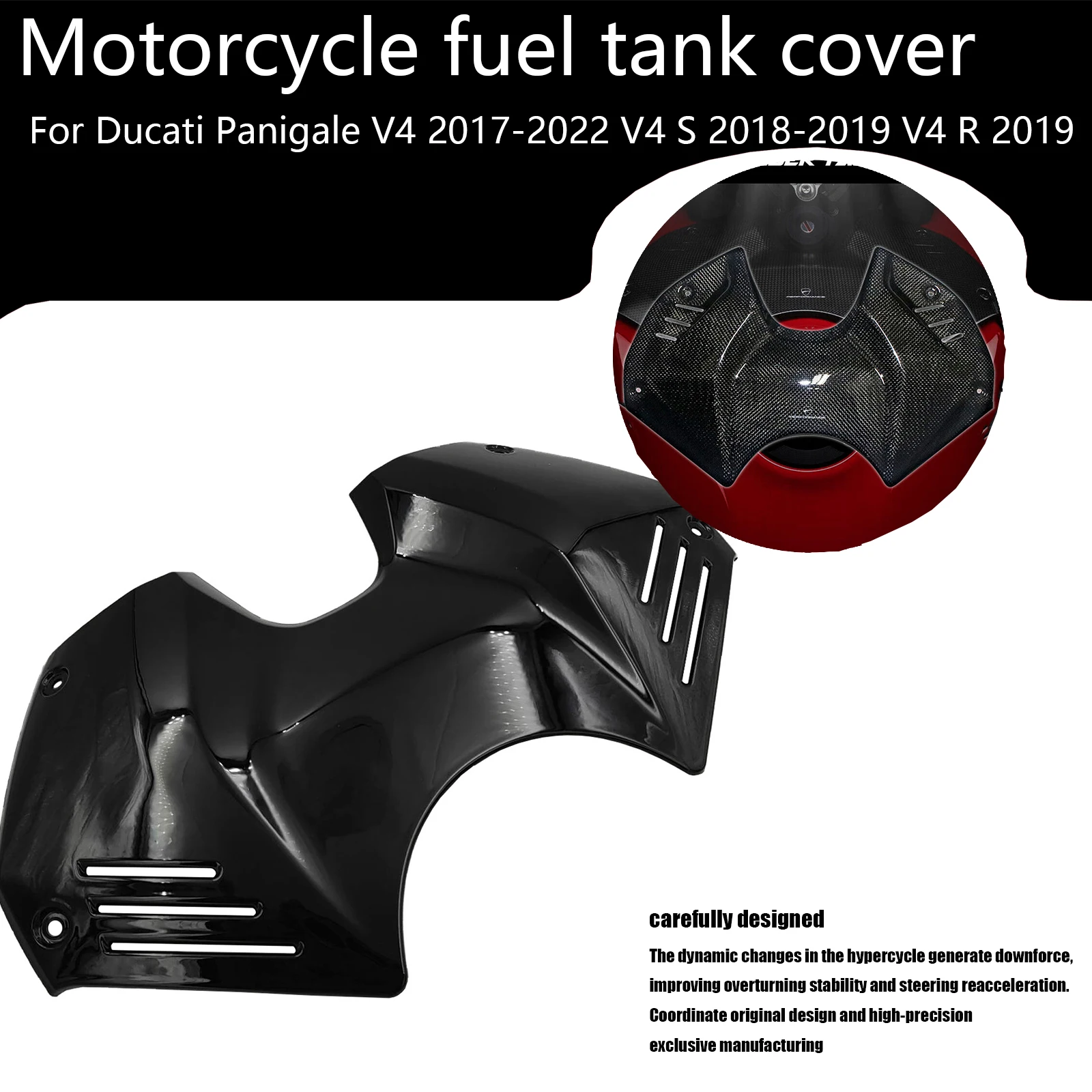 

New Motorcycle Parts battery cover fuel tank cover fairing Accessories For Ducati Panigale V4 2017-2022 V4 S 2018-2019 V4 R 2019