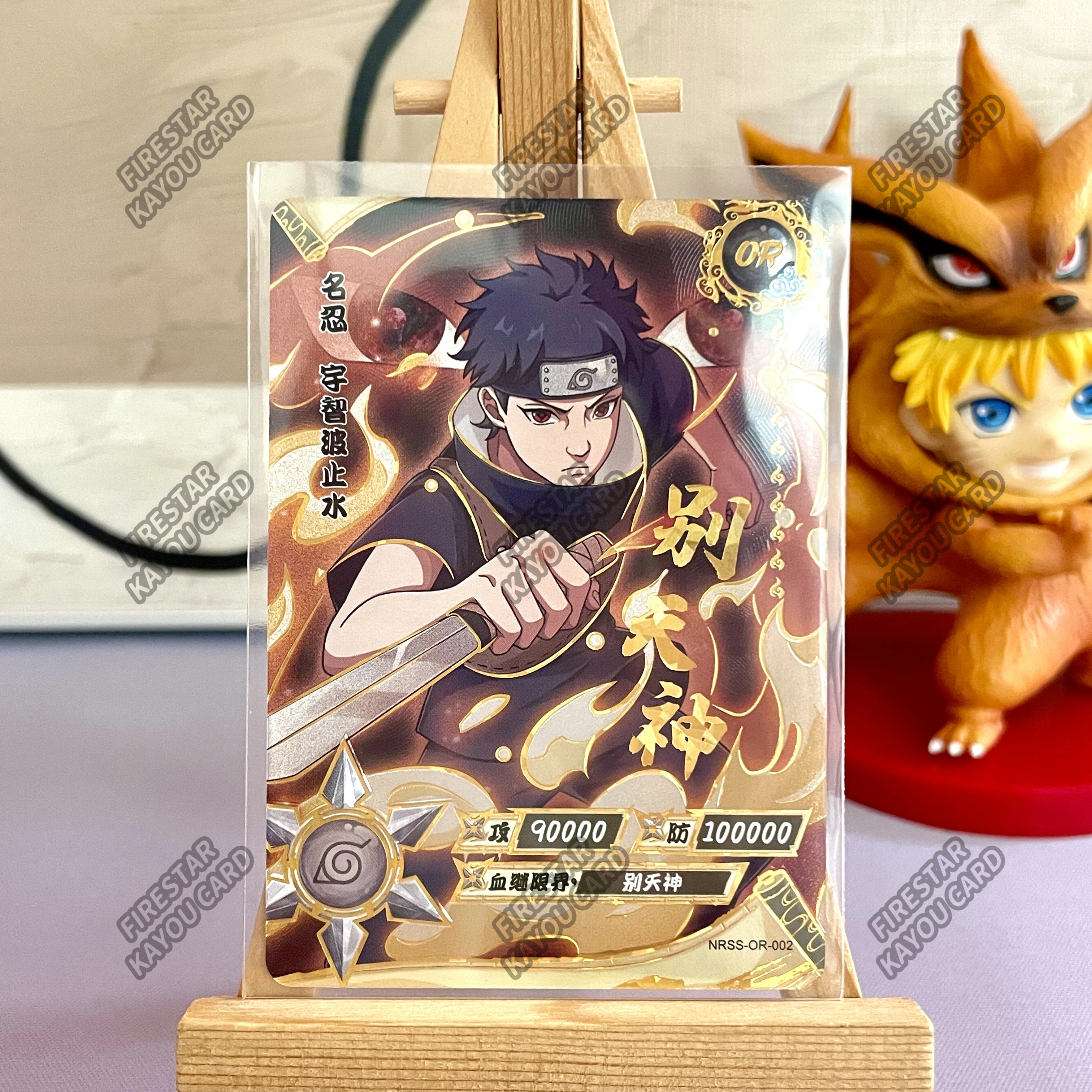 Tarjeta KAYOU Naruto NRSS o serie 01-05 Yamanaka Ino Senju Tobirama Senju Hashirama, tarjeta de colección de Anime rara, juguete de regalo de Navidad