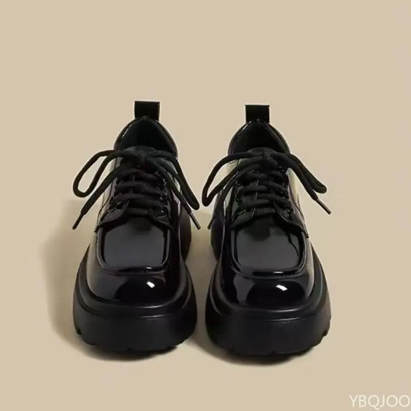 

Women's Spring Autumn New Height Increasing Thick soled Shoes Black Simple Comfortable Versatile Daily Casual Women's Shoes