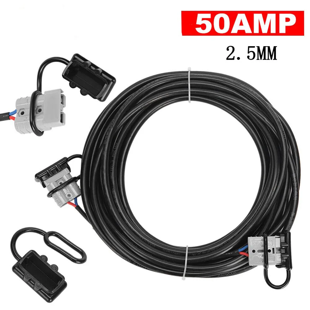 50 AMP Extension Leads 2.5MM Twin Core Automotive Cable For Anderson Style Extension Cord Electrical Equipment Supplies Wire