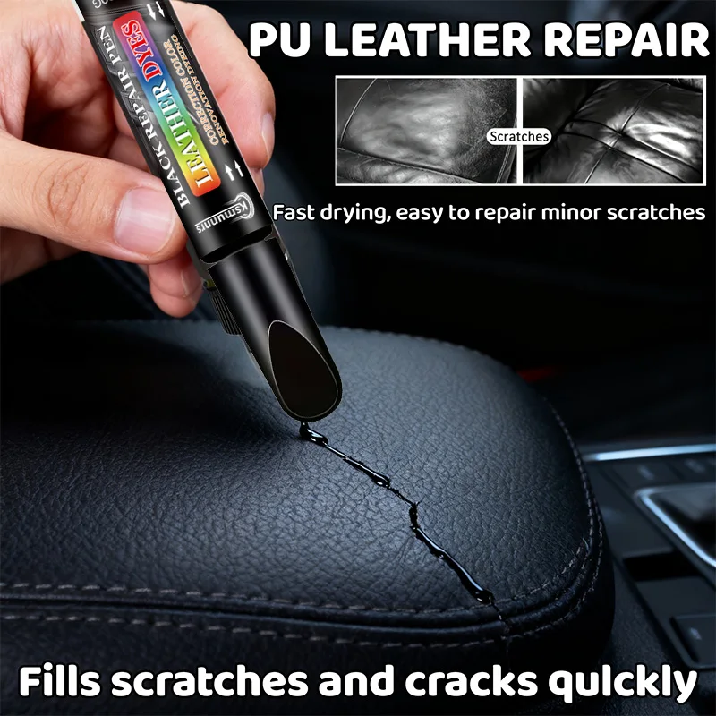 Suitable for PU Leather Repair Paste & Color Patch - Instant Wear & Fade, Quick Application for Shoes, Bags, Sofa Restorer, Long