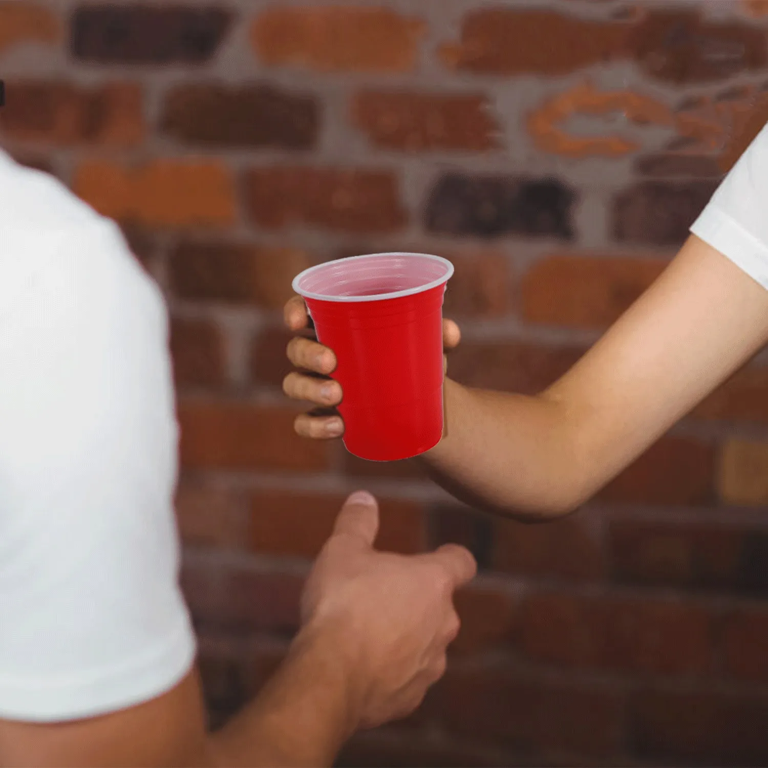 50 pz/set 450 ml rosso usa e getta tazza di plastica tazza bar ristorante forniture per