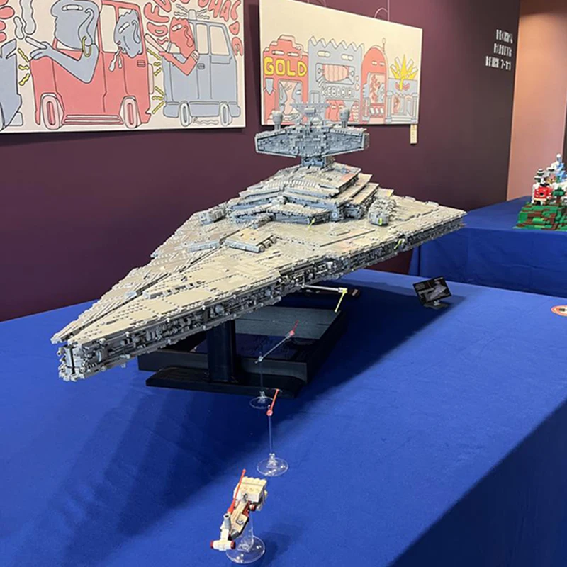 19579 pièces Star Batter ISD intimidateur impérial Star Destroyer personnalisé MOC création blocs de construction jouets cadeau