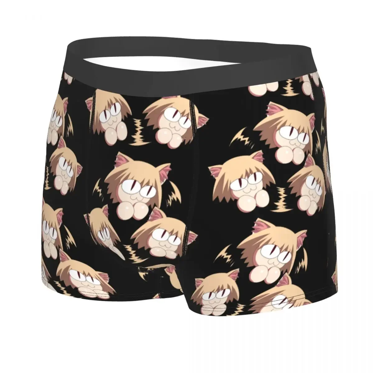 Custom Cool Anime Cat Girl Neco Arc Meme Boxers Shorts Panties Male Underpants Breathable Briefs Underwear