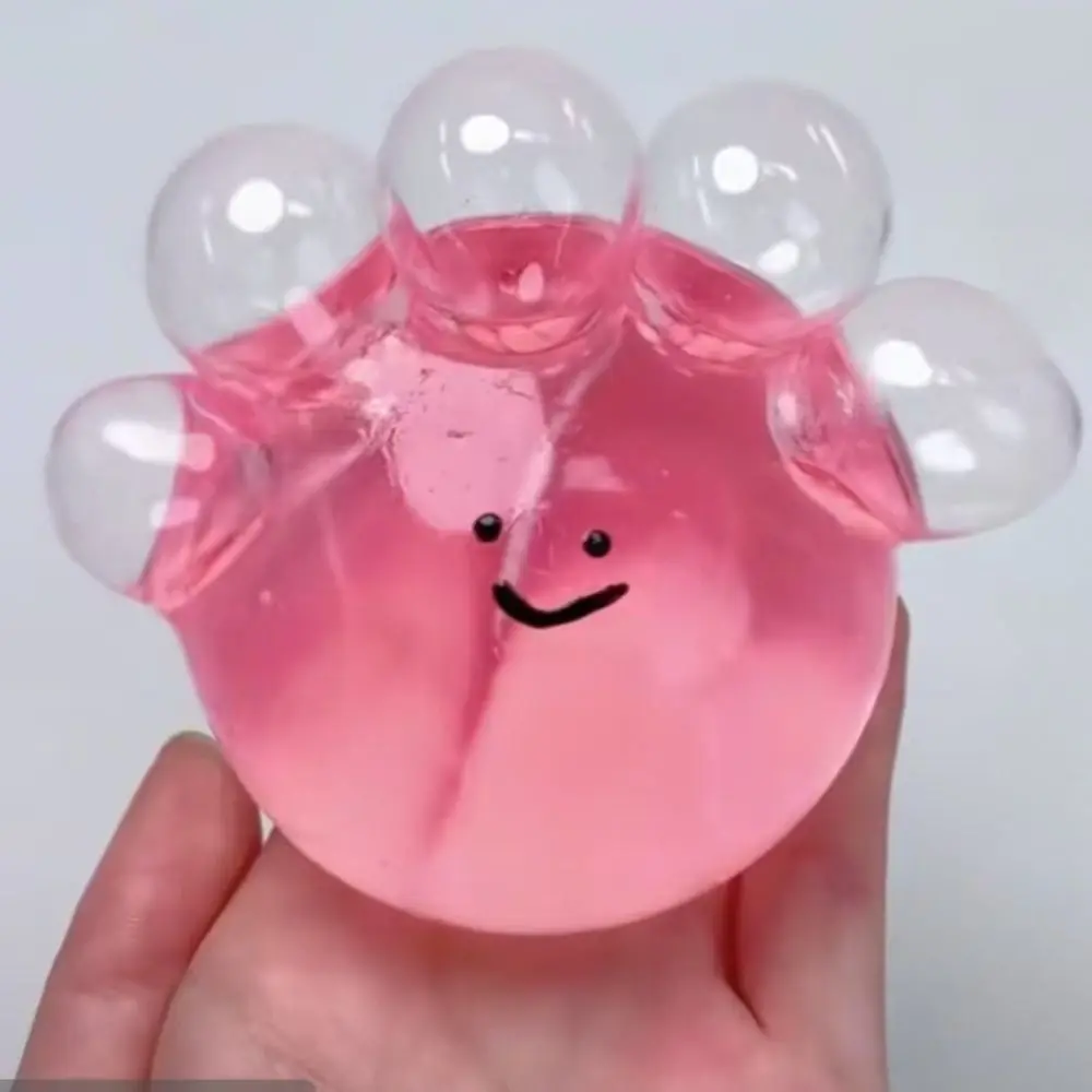 Lustige Quetschen Akne TPR Kristall Ball Transparente Simulation Wasser Ball Kneifen Realistische Feste Blase Octopus Kneifen Spielzeug