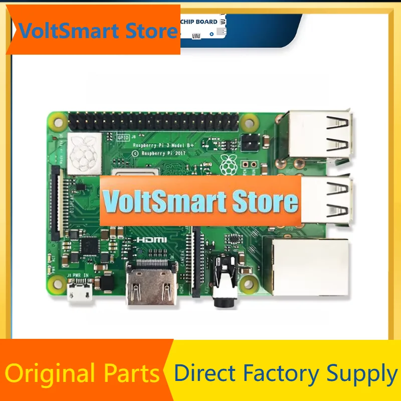 VoltS Raspberry Pi 3 Model B /3B+ Plus BCM2837 1.2G ,Raspberry Pi 3 B+ With 2.4G & 5G WIFI 4.2 Bluetooth And PoE
