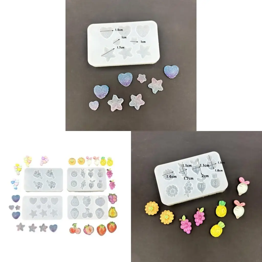 

R3MC Sturdy Silicone Mould Set For Creating Artistics Sweets and Treats Household