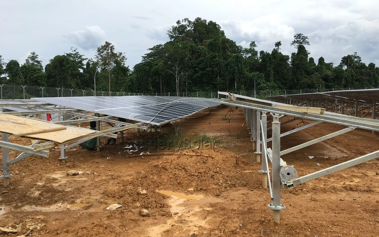 EmperySolar Ground Mounting System New Material Zinc&Hot-Dip Galvanized Magnesium Solar Panel Ground Mounting Racks