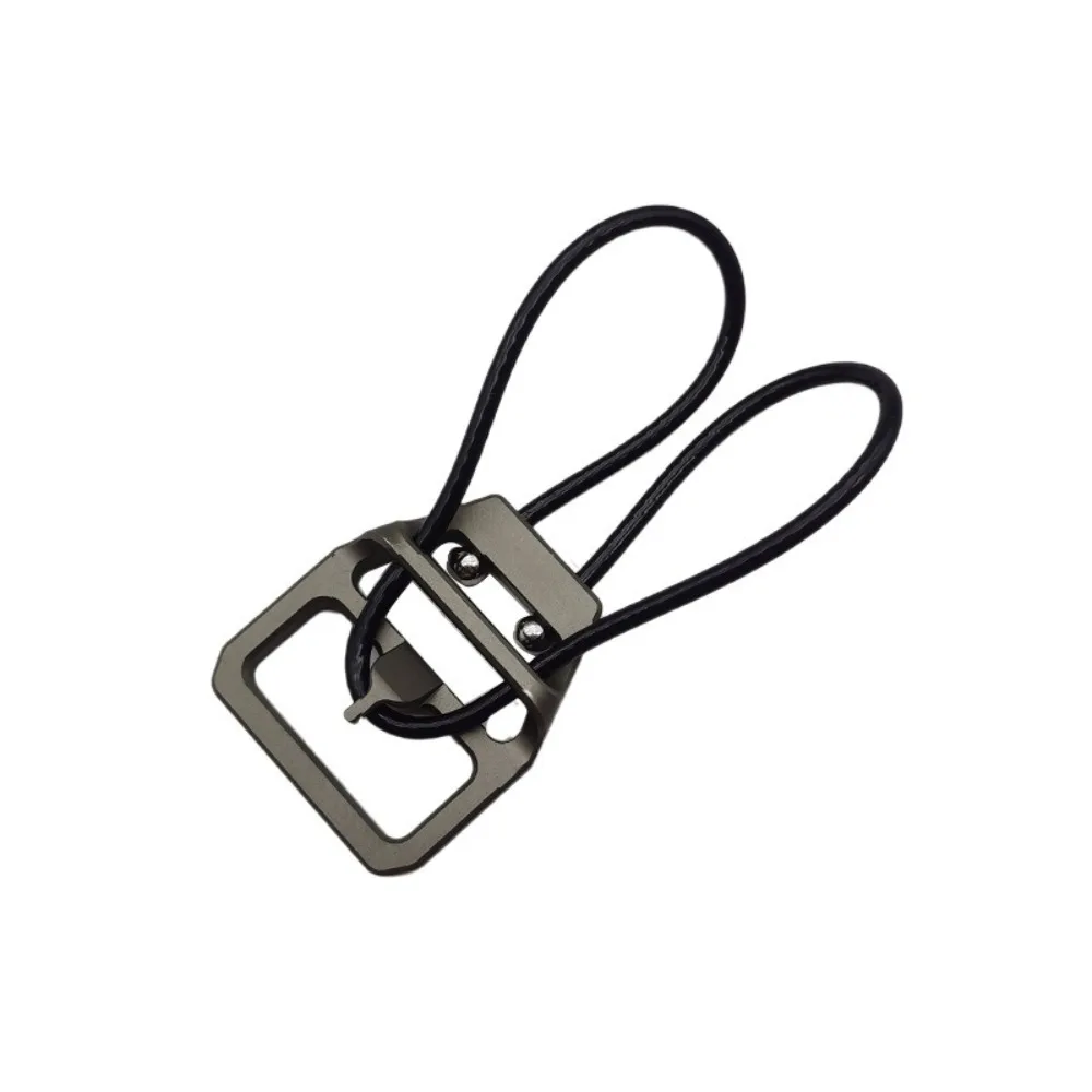 Belt Fed Loop Strap Buckle High-quality Outdoor Buckle Wire Buckle Metal Steel Wire Aluminum Alloy U-shaped Base