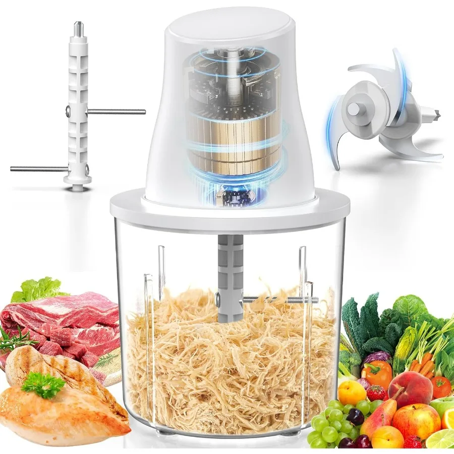 

Электрический измельчитель для мяса: многофункциональный пресс для измельчения мяса мощностью 250 Вт с большой емкостью — мясорубка для