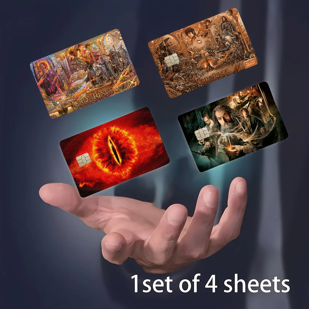 BANDAI el Hobbit El Señor de los Anillos100% gran oferta Amine crédito tarjeta bancaria de débito tarjeta de autobús película pegatina de piel