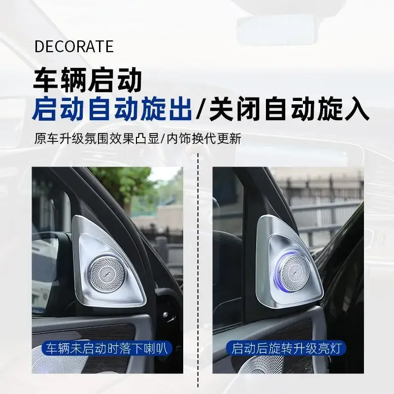 OEMGLE350GLS450 Rotating tweeter cover Coupe interior ambient light frame supplies