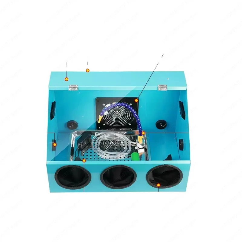 Polishing dust box Metal integrated engraving and polishing Electric grinding table Mill Wenwan tooth machine grinding box