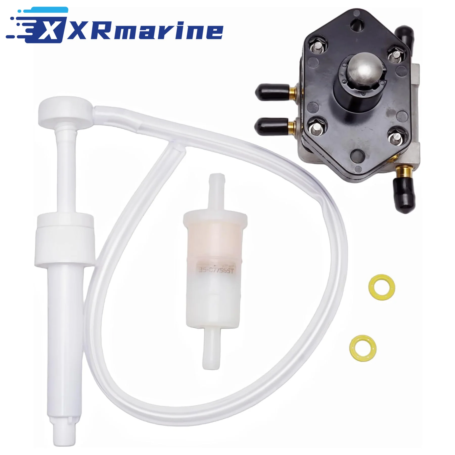 Fits Mercury Marine 4 Stroke 3 Cyl 25 30 40 HP 8M0039765 Outboard Fuel Pump Repair Kit 8M0141844 881862T1 with Filter 877565T