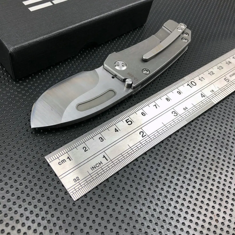 TRSKT Mini Mkt Cuchillo plegable de alta resistencia Navajas de bolsillo de rescate de emergencia, Cuchillo de caza para acampar Cuchillo táctico afilado, Herramienta para exteriores