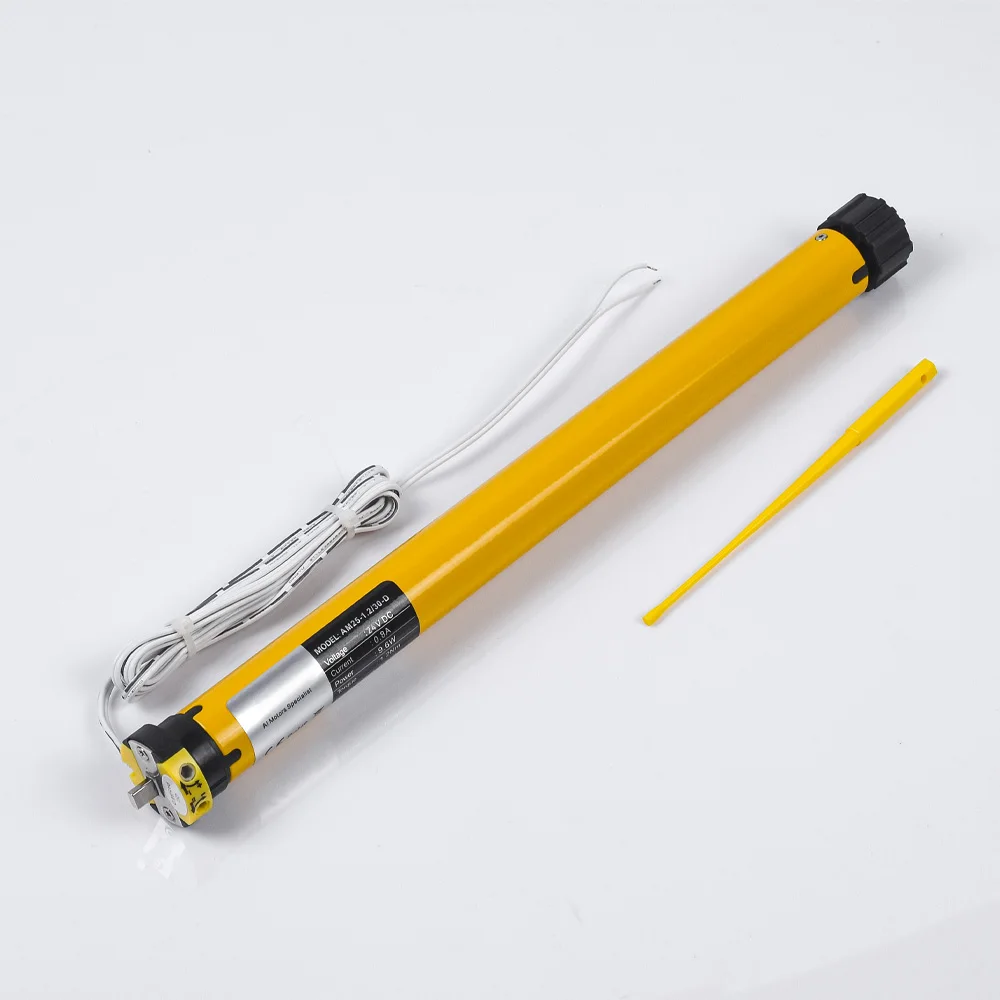 rollerhouses-am25-motore-tubolare-dc-24v-per-tende-limite-meccanico-regolabile-integrato-per-tende-camper-cablato-diametro-1