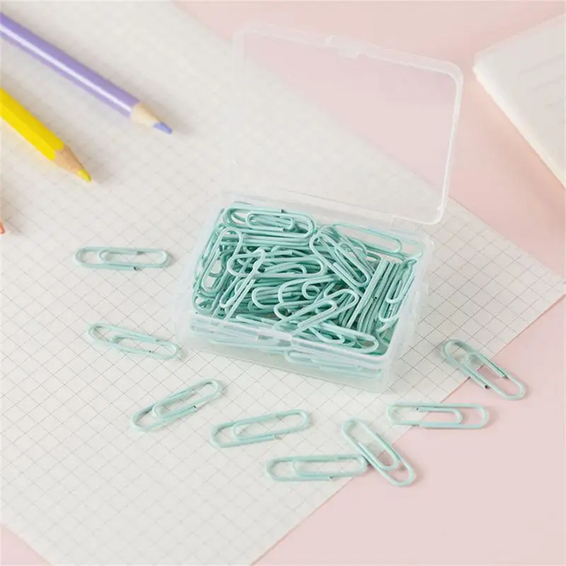 Bookmarks Daily Essentials Convenient And Practical Metal Paper Clip Save Space Fashionable Office Accessories School Supplies