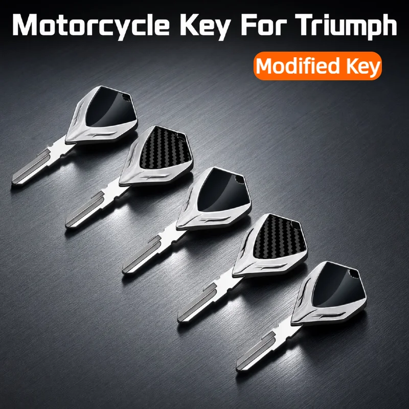 Blank Motorcycle Key For TRIUMPH Tiger 800 Street Triple 675 Rocket III Speed Triple 1050 T100 T120 Thruxton Dayton Scram