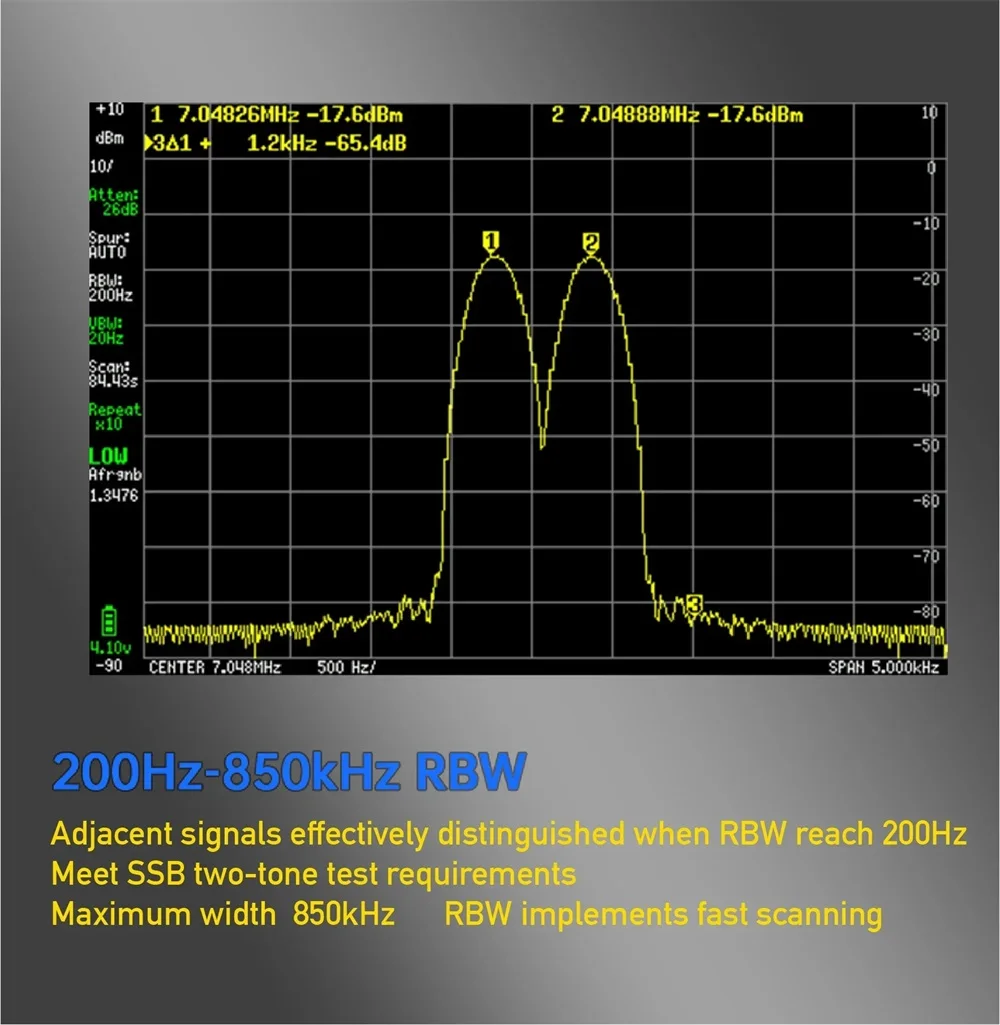 TinySA ULTRA Handheld RF Spectrum Analyzer Signal Generator 4\