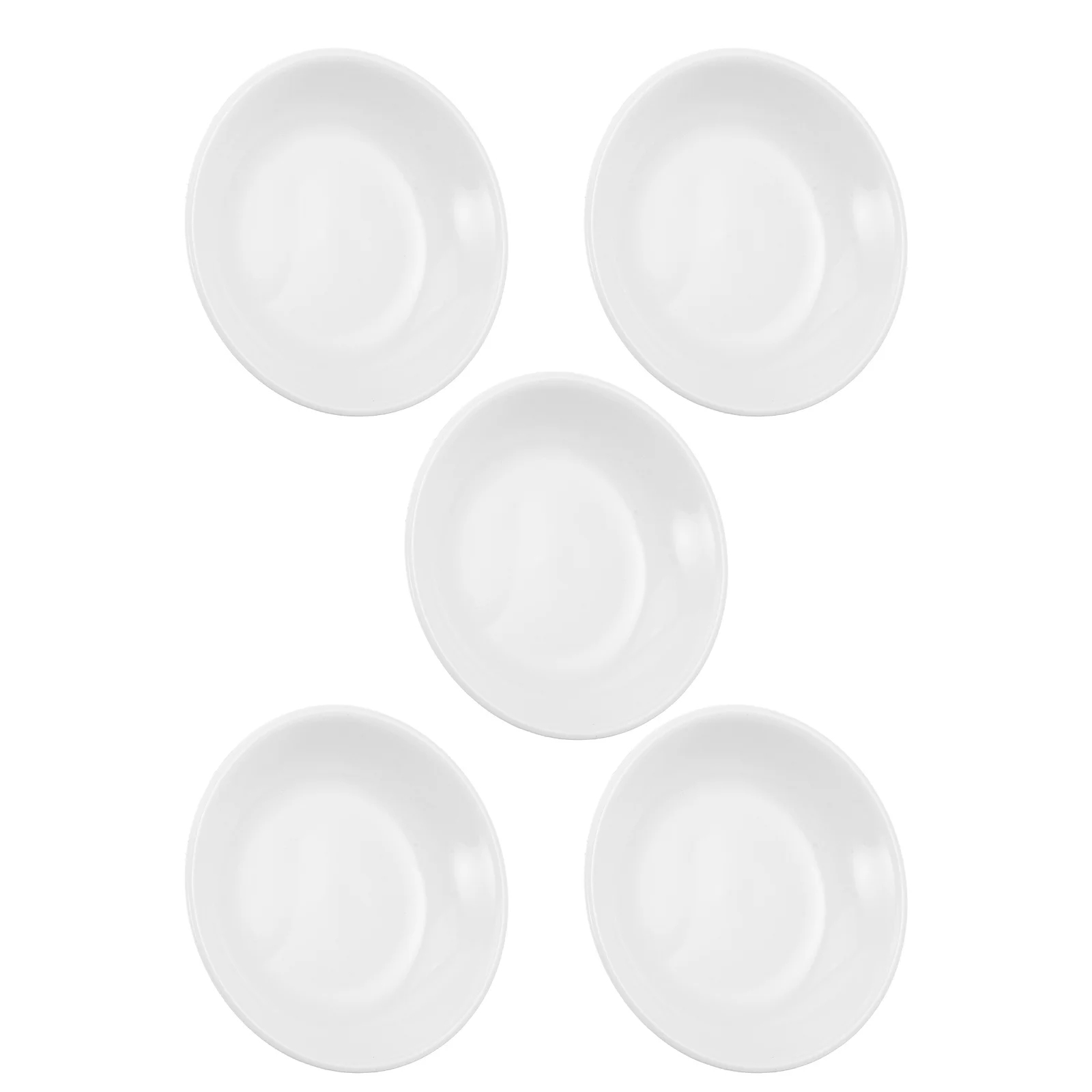 

5 Pcs Oil Warmer Replacement Dish Tray Ceramic Aromatherapy Burner Essential Round