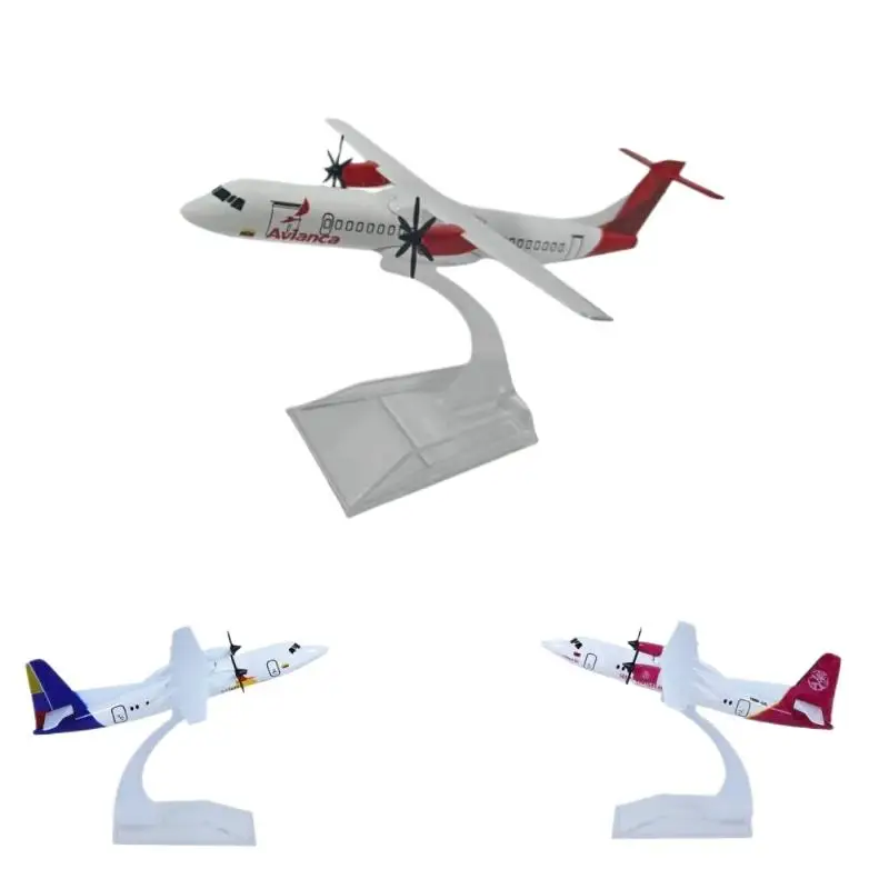 160 134 mm gegoten legering ATR FK50 presidentiële vliegtuigmodel met propellers collectie cadeau voor kinderen