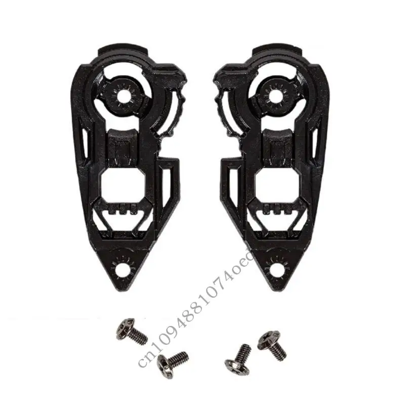 

0XXC 1 Pair Helmets Visors Base Plate Motorcycle Helmets Face Windshield Visors Base for JK 316 AIS 607 Easy Installation