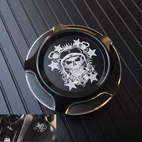 Motorcycle Skull Fuel Gas Tank Decorative Oil Cap For Harley Sportster XL 1200 883 X48 Dyna Softail fatboy Touring FLHR