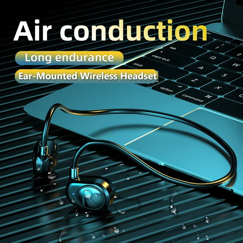 BL06 New Air Conduction Earphone TWS Bluetooth Ear-Mounted Wireless Headphone Driving Cycling Earbuds Sports Running Headset