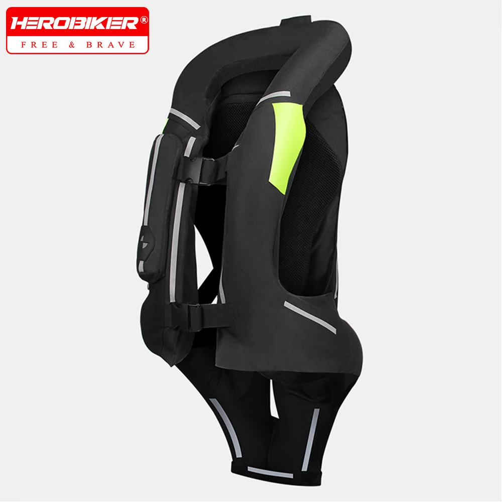 Motorcycle Jacket Breathable Motocross Chaqueta Moto Reflective Air Bag Veste Moto Protective Motorcycle Pants Equipment Men