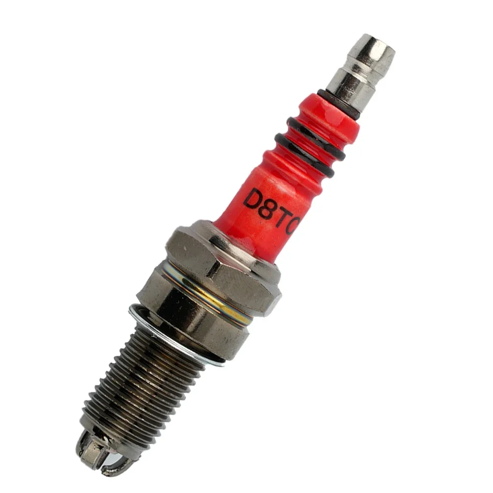 New Spark Plug D8TC For CG 125 150 200cc CF250 Motorcycle Scooter ATV High Performance Three Electrode Head Spark Plugs