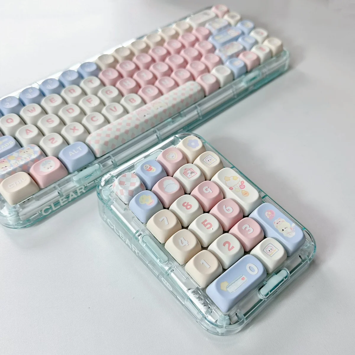 Meow-PBT素材の昇華型キーボードキャップ,DIY,138キー,ほとんどのメカニカルキーボードに適しています