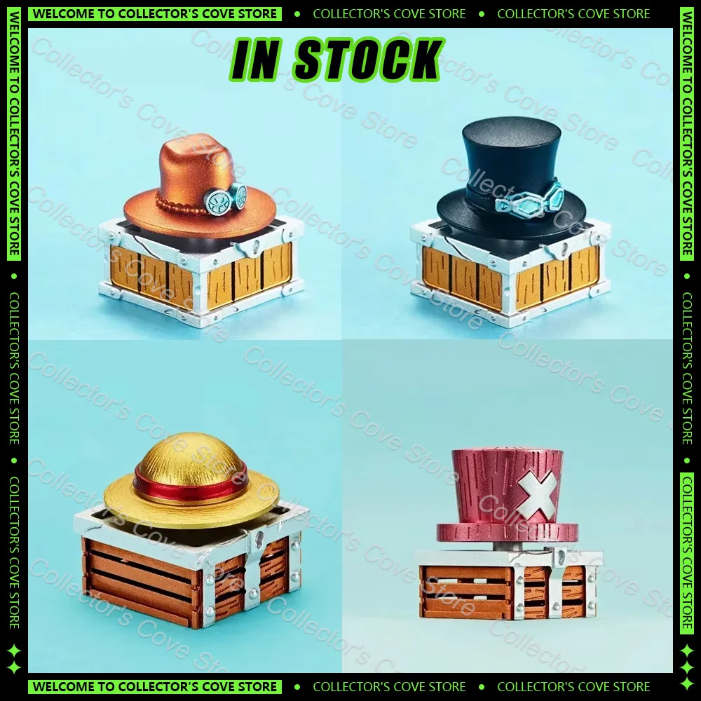 ONE PIECE Anime ZOMO Metal Customized Peripherals Luffy Sabo Chopper Translucent 3D Customized Keycap Accessories Collection Toy