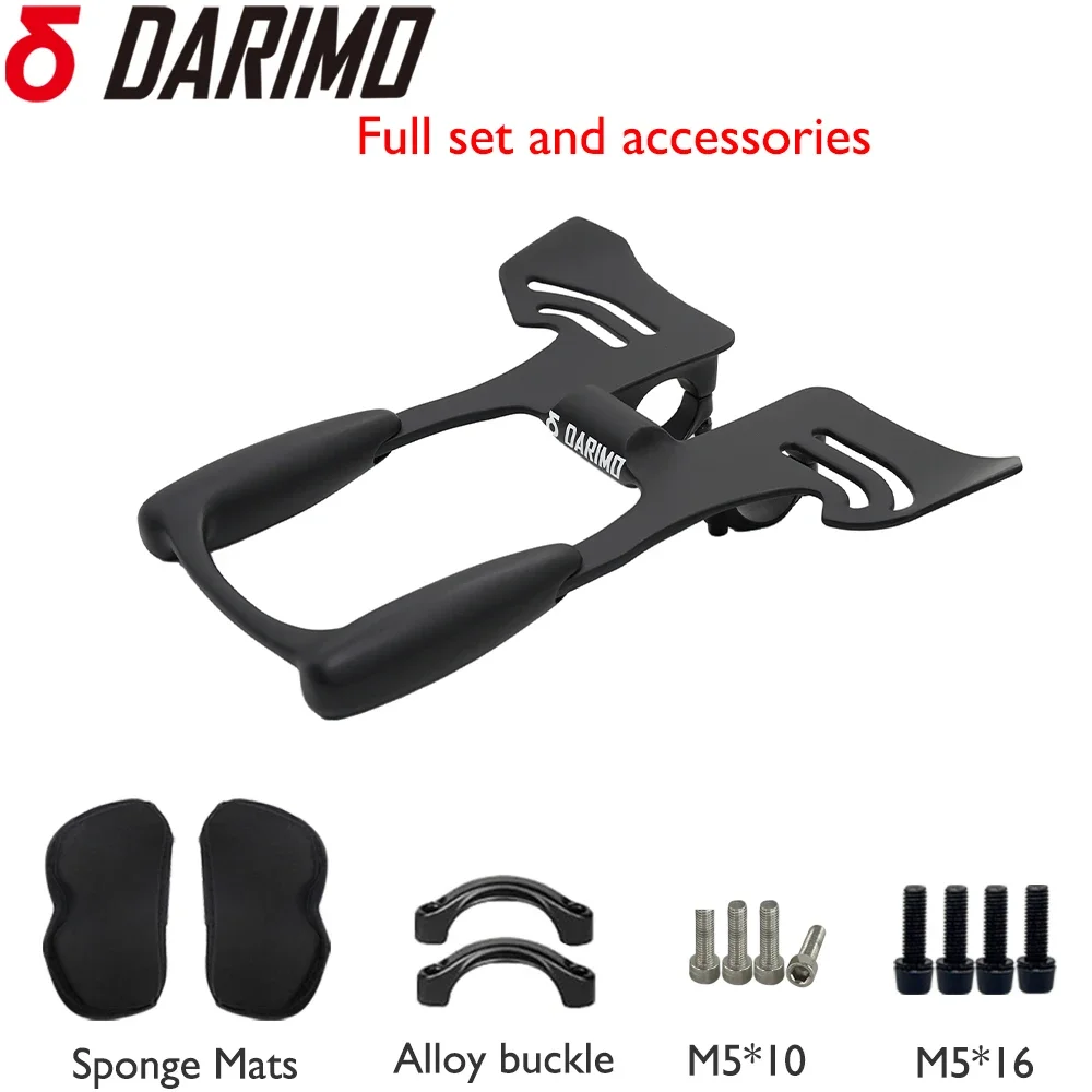 

DARIMO Carbon Aerodynamic Handlebar Bracket Adjustable 225mm Triathlon Time Trial TT Clamp Bicycle Accessory for 31.8mm Bars