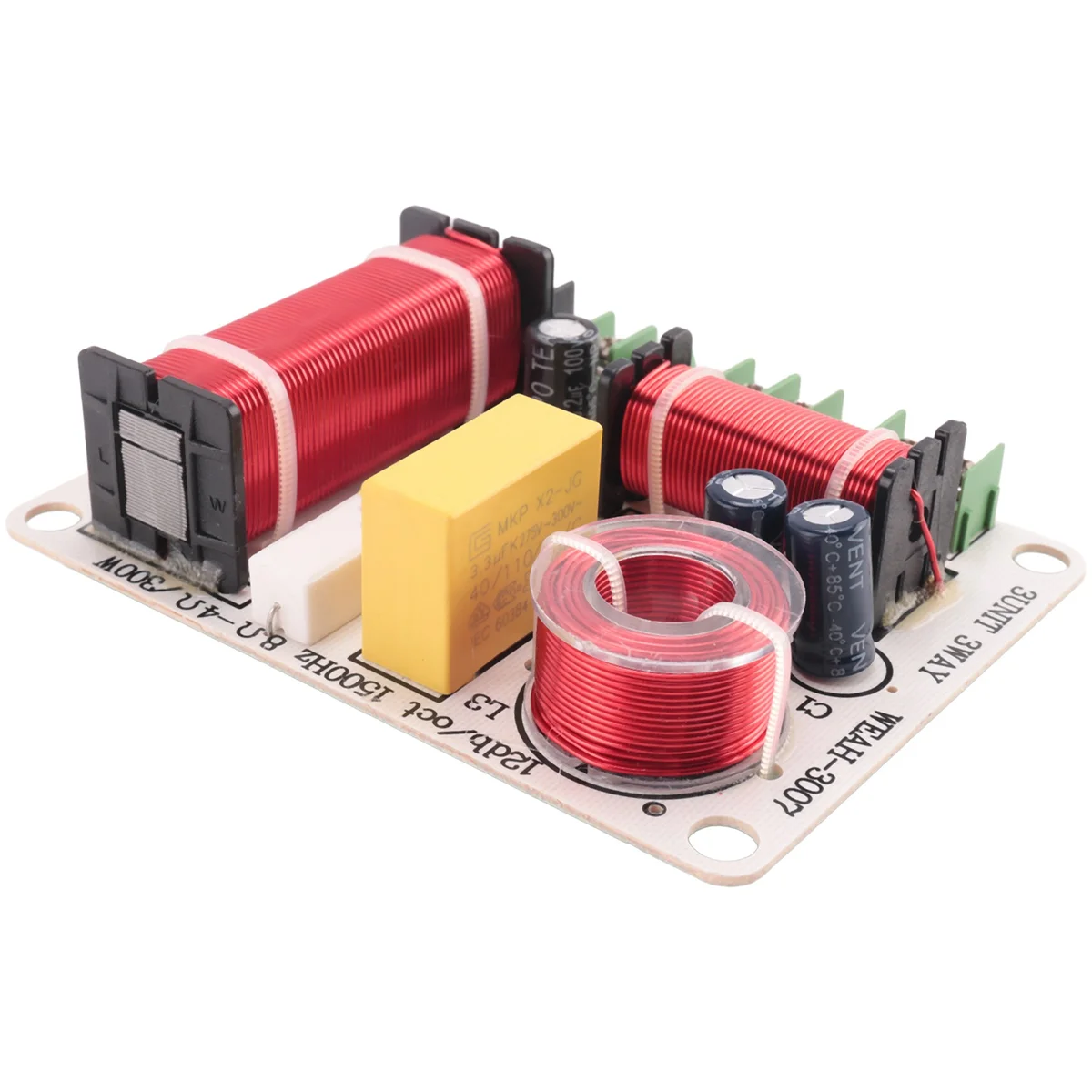 3 Way Speaker Frequency Divider 300W HiFi Crossover Filter Frequency Distributor for DIY Home Speaker Modification HOT