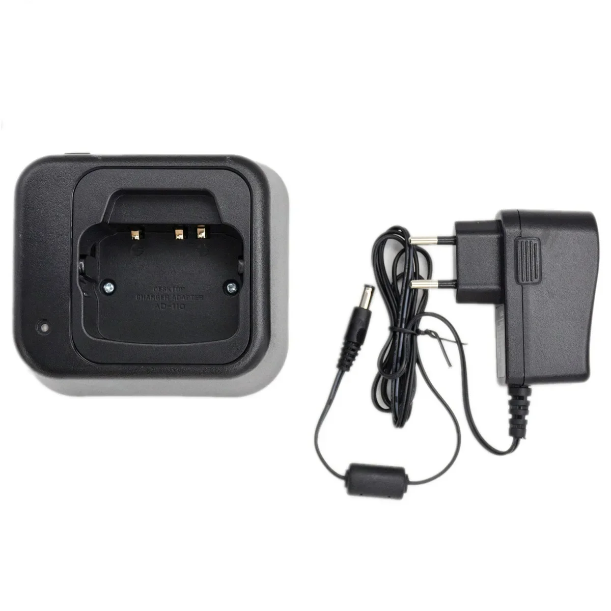 BC119N Desktop Charger Tray & AC Plug Adapter for ICOM  IC-F70DS IC-F70 F80 F9011 F9021 BP-253 HAM Radio Accessory