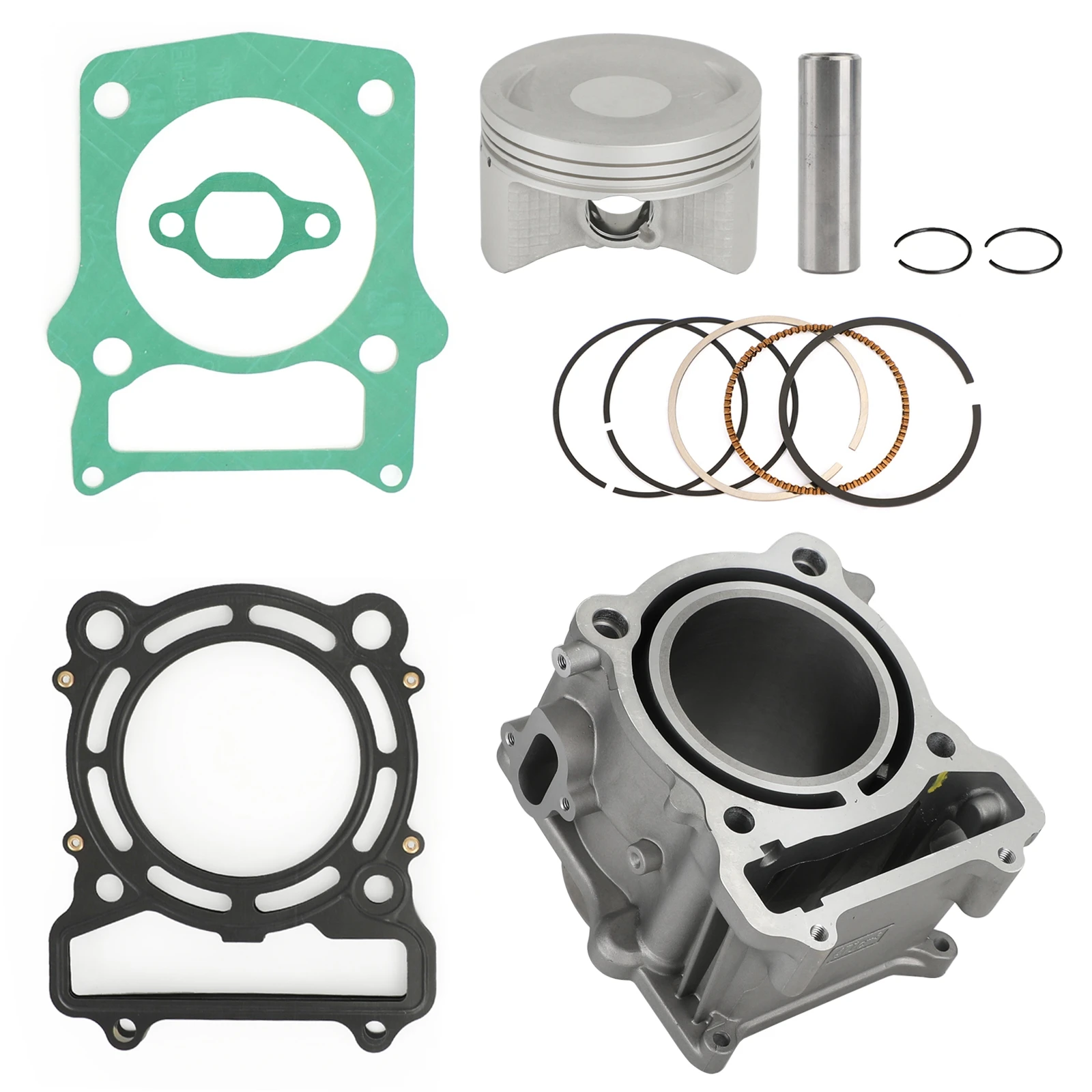 Areyourshop 84.5mm Jug Cylinder Piston Gasket For HiSUN,MSU,TSC,Cub Cadet,500cc Top End Kit 12100-F18-0000 ATV Parts