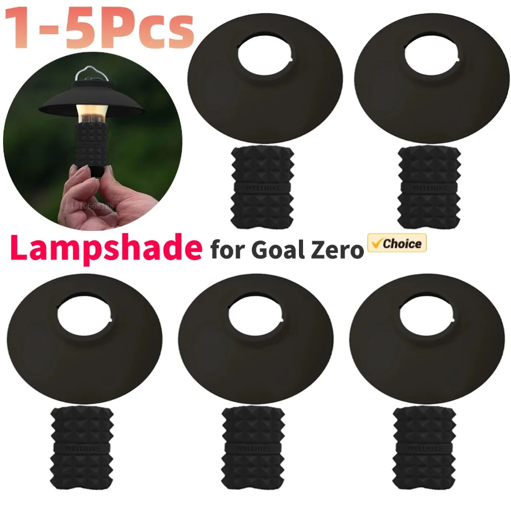 1-5PCS Lantaarn Schaduw Siliconen Camping Lamp Mouw Lampenkap Outdoor Camping Licht Cover voor GZ Lampenkap