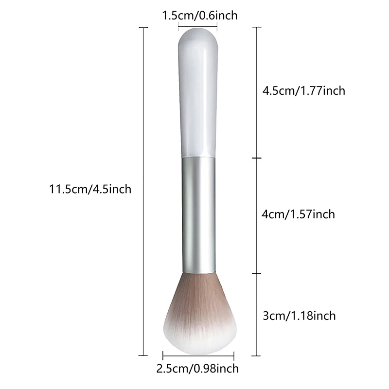 فرشاة مكياج واحدة لفرشاة بودرة العسل، فرشاة كريم أساس فضفاضة ضخمة، فرشاة ناعمة منفوشة، أداة تجميل احترافية #6