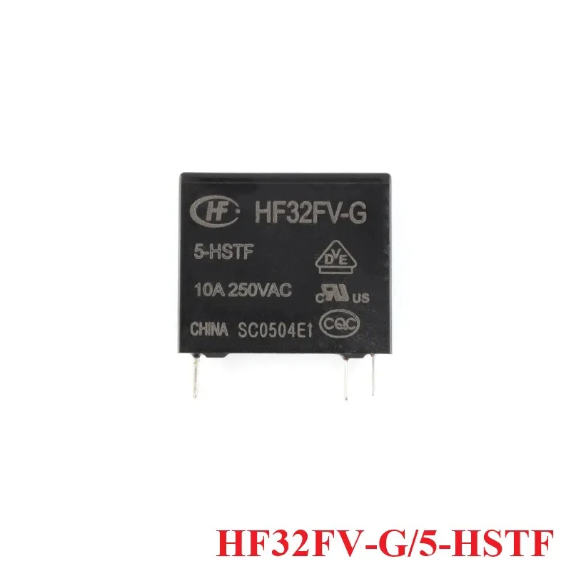 10PCS HF32FV-G/5-HSTF 12-HSTF 24-HSTF HF32FV-G-5-HSTF HF32FV-G-12-HSTF HF32FV-G-24-HSTF DC 5V 12V 24V 10A 250VAC 4Pin Relay