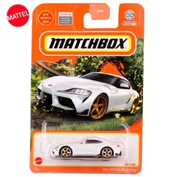 Original Mattel Toys Matchbox Car 1/64 Diecast New Nouveu 2023 Toyota Gr Supra Vehicle Model for Boys Collection Birthday Gift