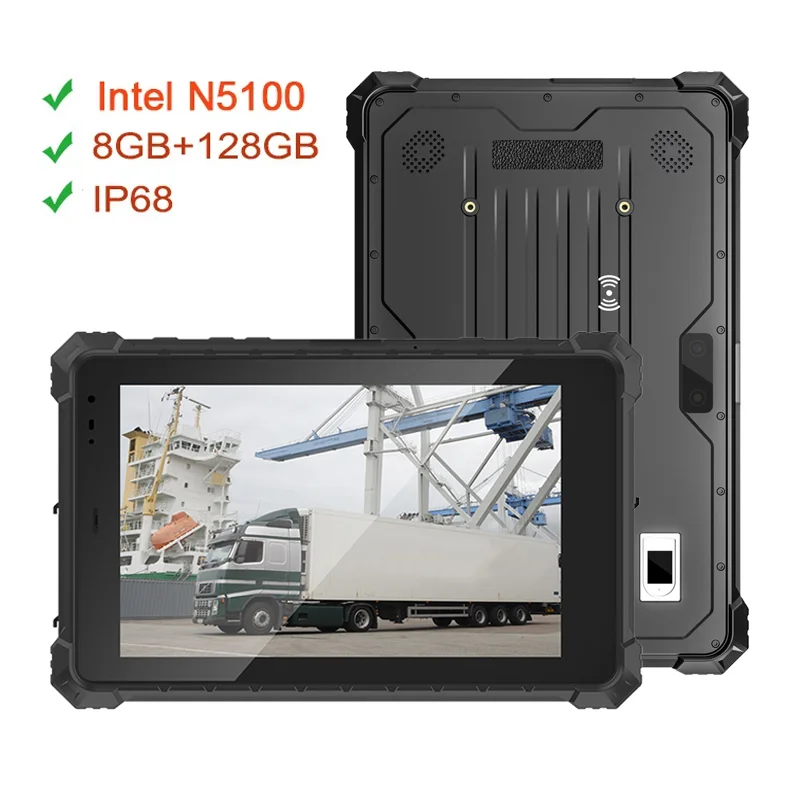 

Rugged Windows Tablet Intel N5100 CPU 8G RAM 128G ROM IP68 Waterproof 2D Barcode Scanner Industrial Computer