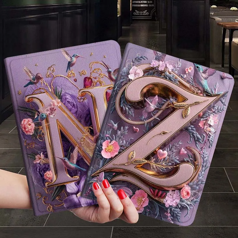 

Creative Art Letter Z Flower For Xiaoxin Lenovo Tab P12 Extreme Legion Y900 Idea Pro GT 12.1 2025 Foldable Tablet Case Gift
