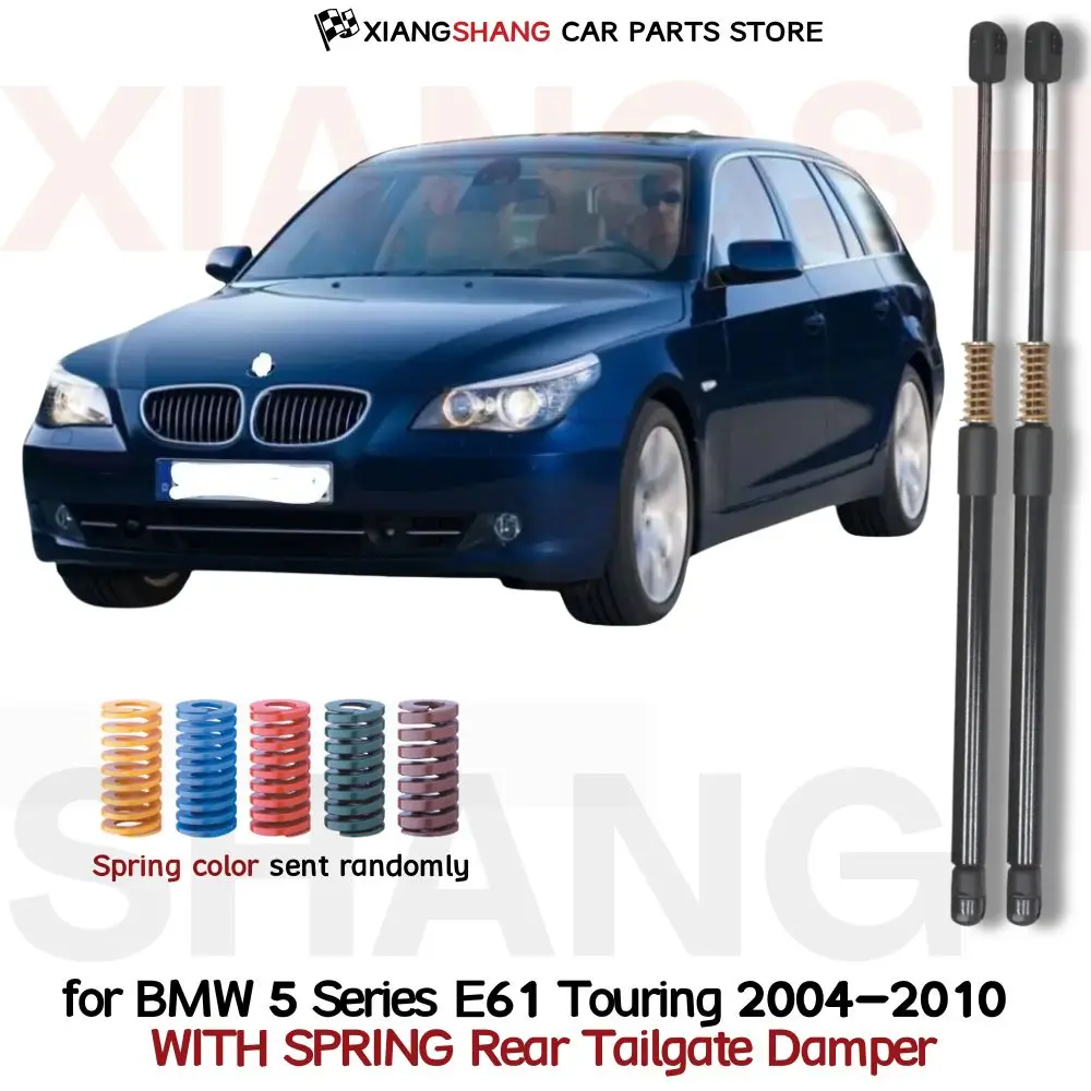 

2pcs Rear Auto Open With Spring Damper for BMW 5 Series E61 Touring 2004-2010 680N Boot Gas Charged Gas Struts