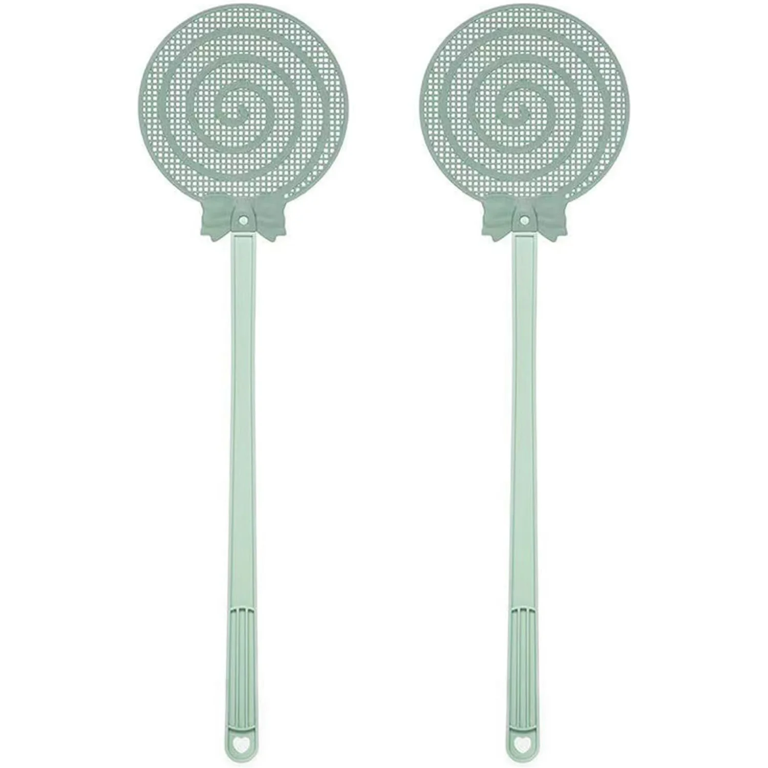 Fly Swatter Set for Indoor Use - 2PCS Green Fly Swatters