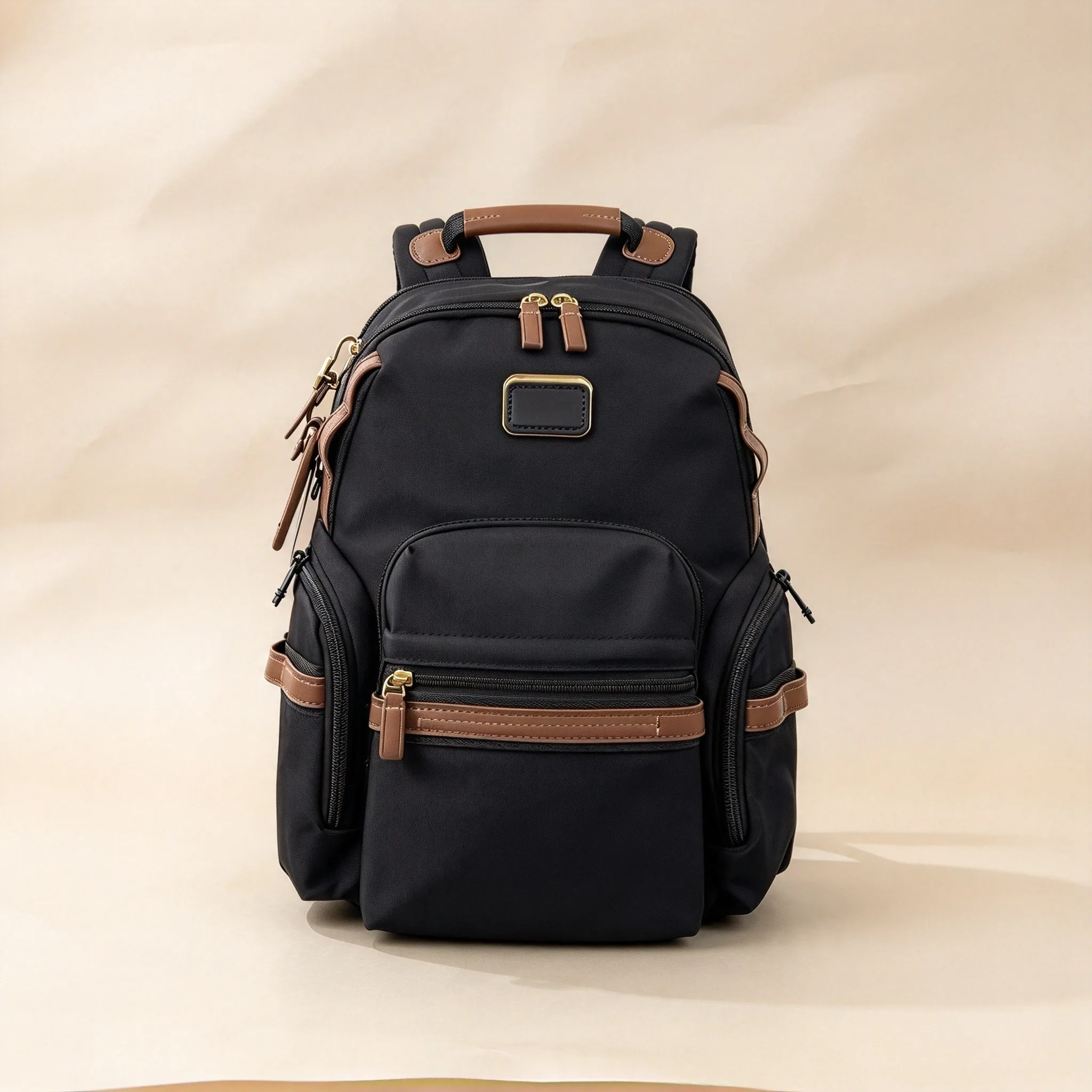 Trendy Ballistic Nylon Backpack, Multi-Functional Stylish Business Backpack