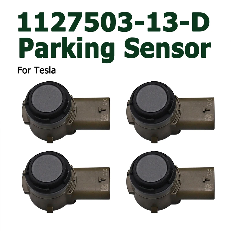 Capteur de stationnement PDC 1127503-13-D, 1/4 pièces, pour Tesla modèle 3 modèle S X Y C, détecteur de radar de stationnement et de marche arrière