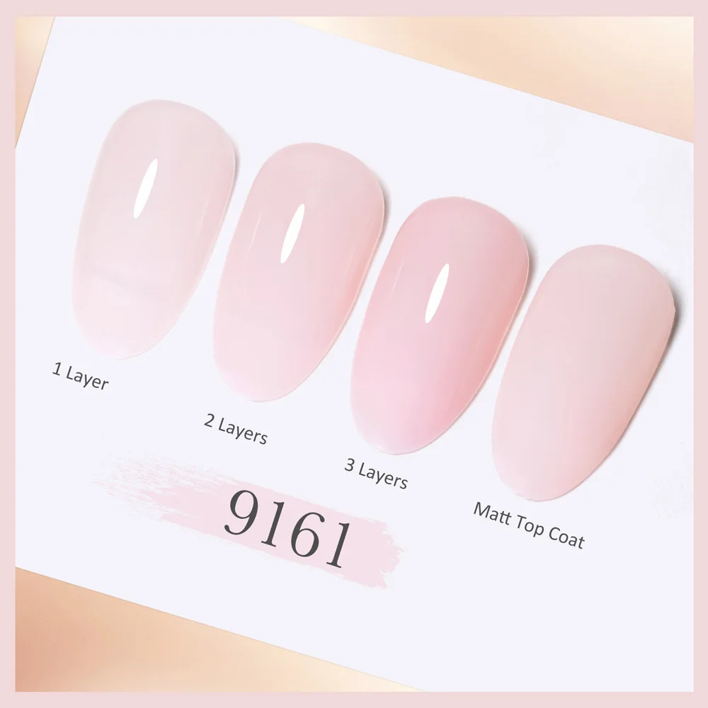 TPO FREE CANNI CC7 Pink Jelly Collection Nail Gel Polish HEMA FREE Soak Off UV LED Semi Permanent Nature Nude Nail GelLacquer